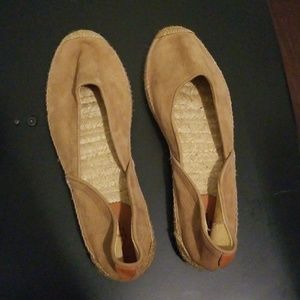 Rag & bone tan leather espadrille size 40